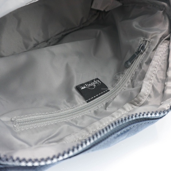 Kipling Defea Large Satchel Shoulder Handbag HB7355 Doodle Jacquard Navy NWT 134 - Picture 6 of 13